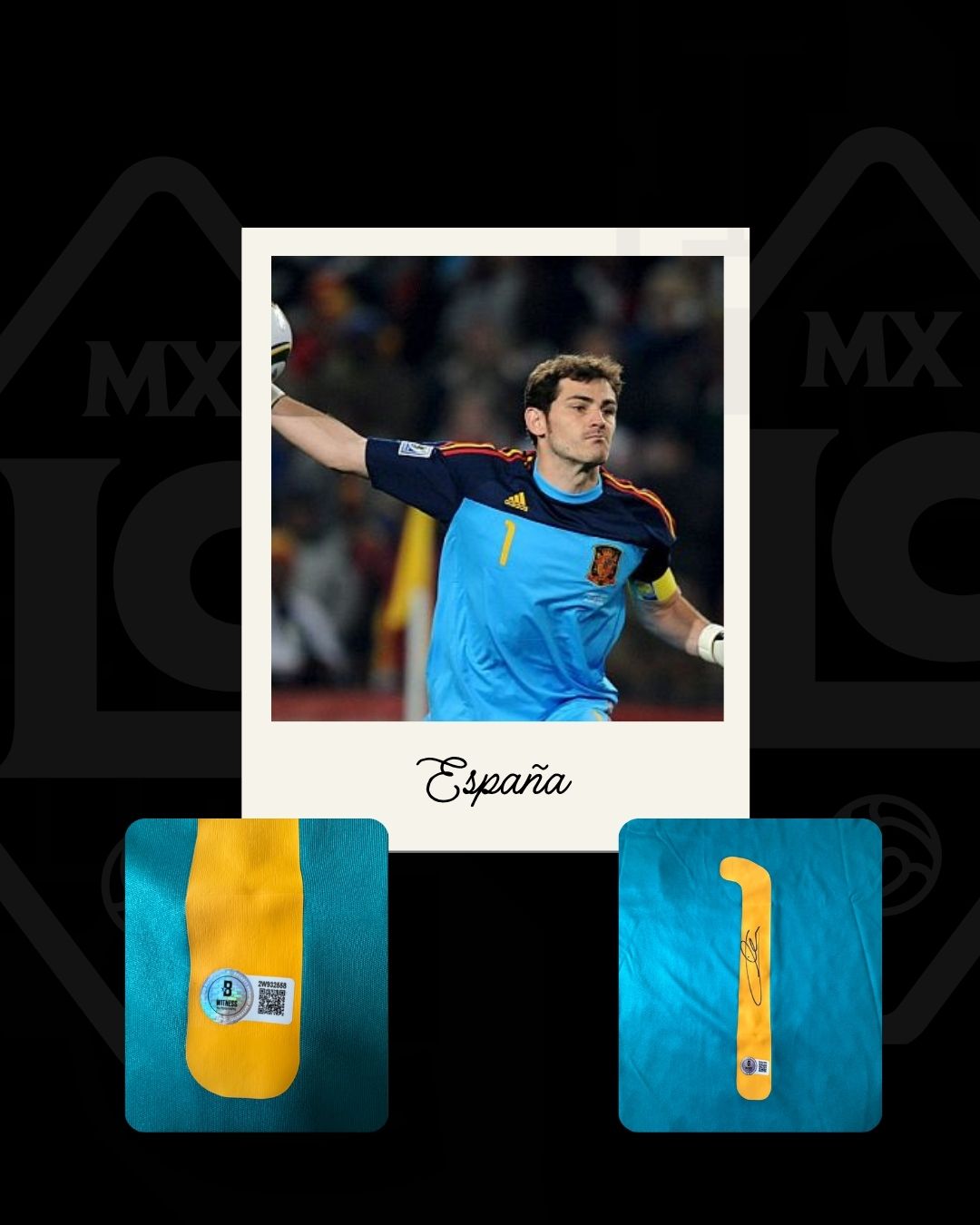 Jersey firmado Iker Casillas España 2010