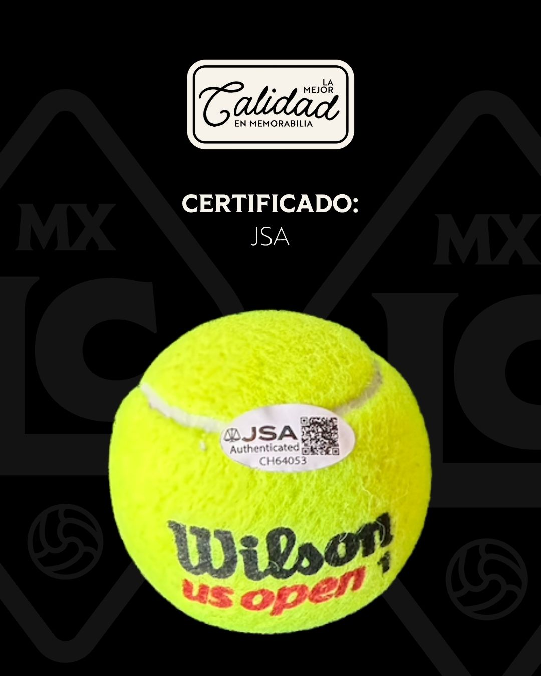 Pelota firmada Juan Carlos Ferrero