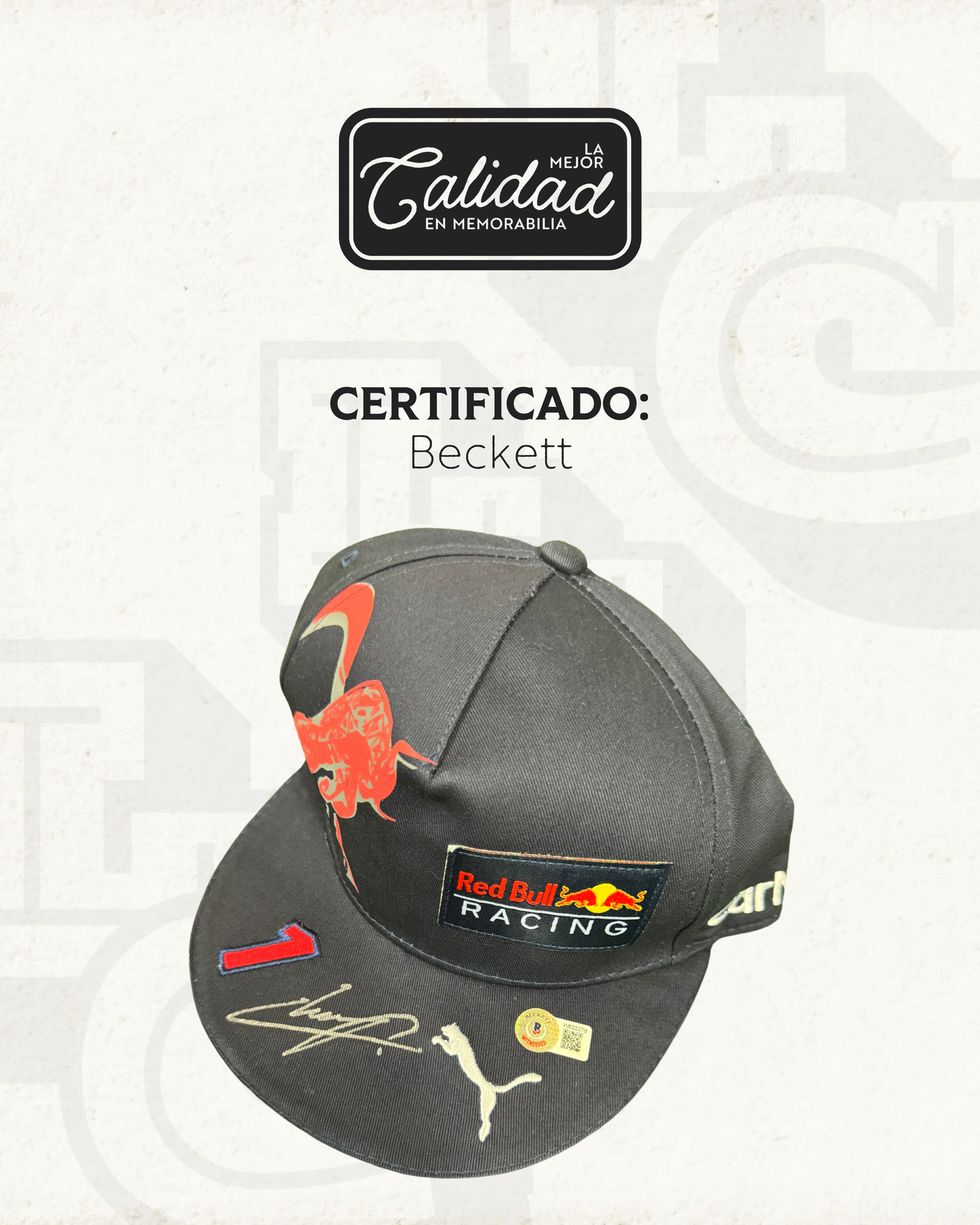 Gorra Sergio "Checo" Perez
