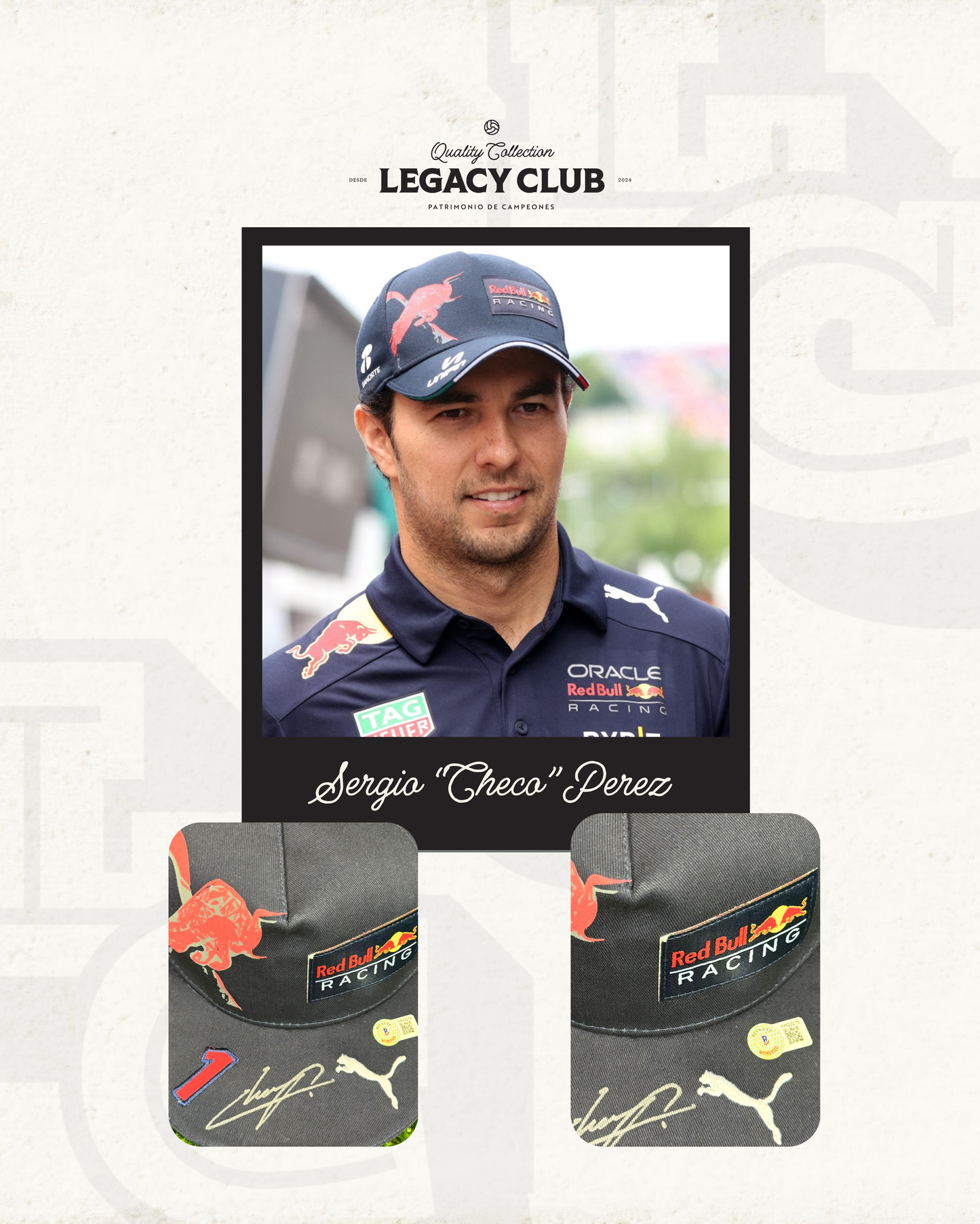 Gorra Sergio "Checo" Perez