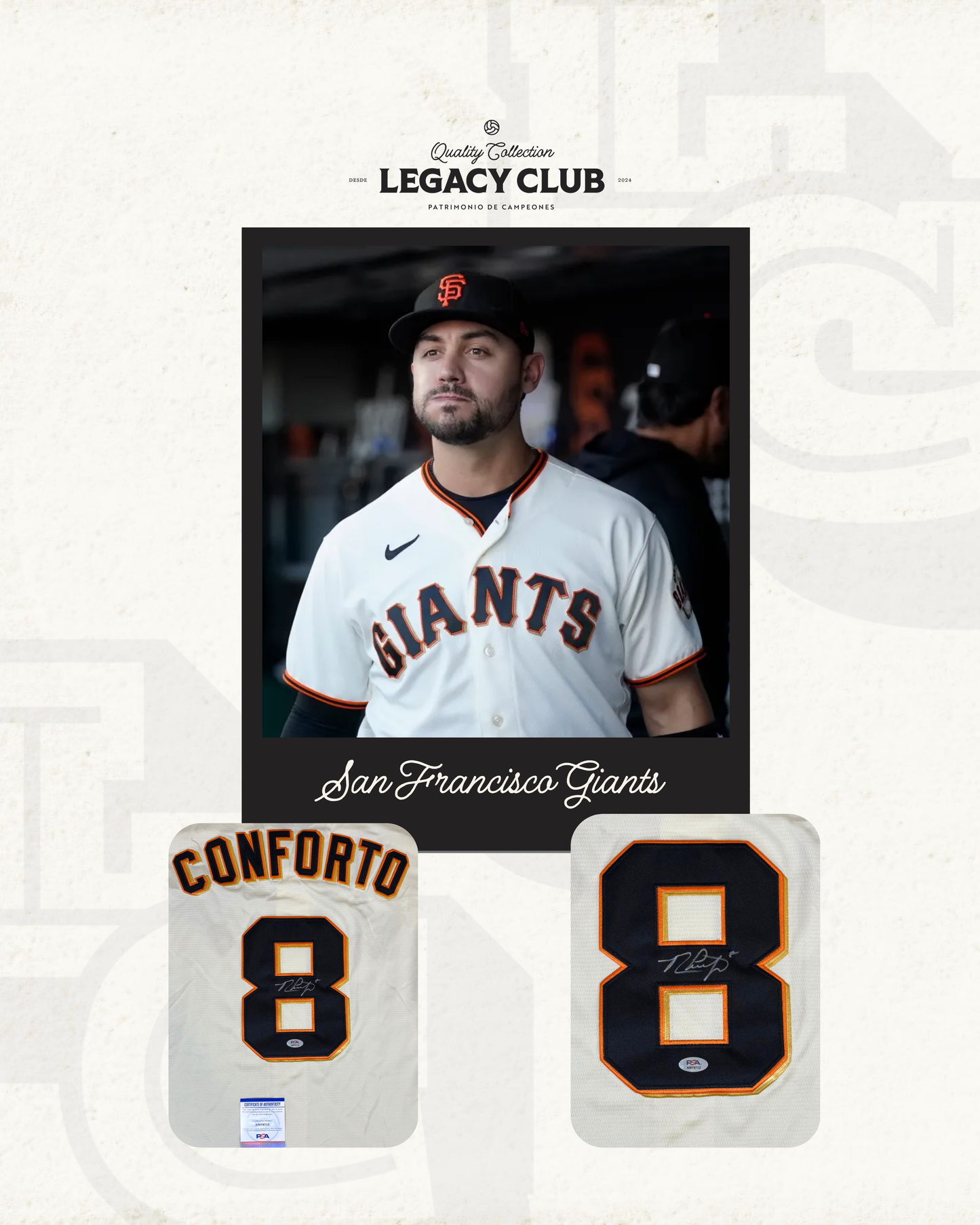 Jersey Autografiado Michael Conforto SF Giants