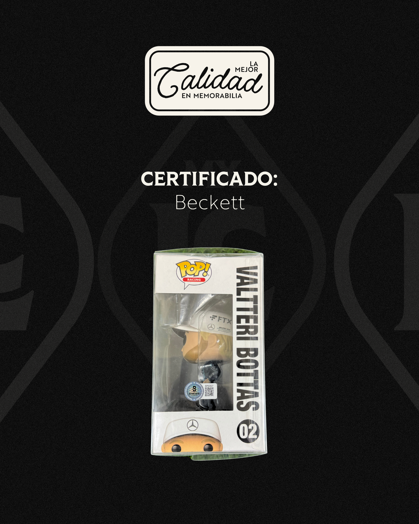 Funko Pop Valtteri Bottas Mercedes