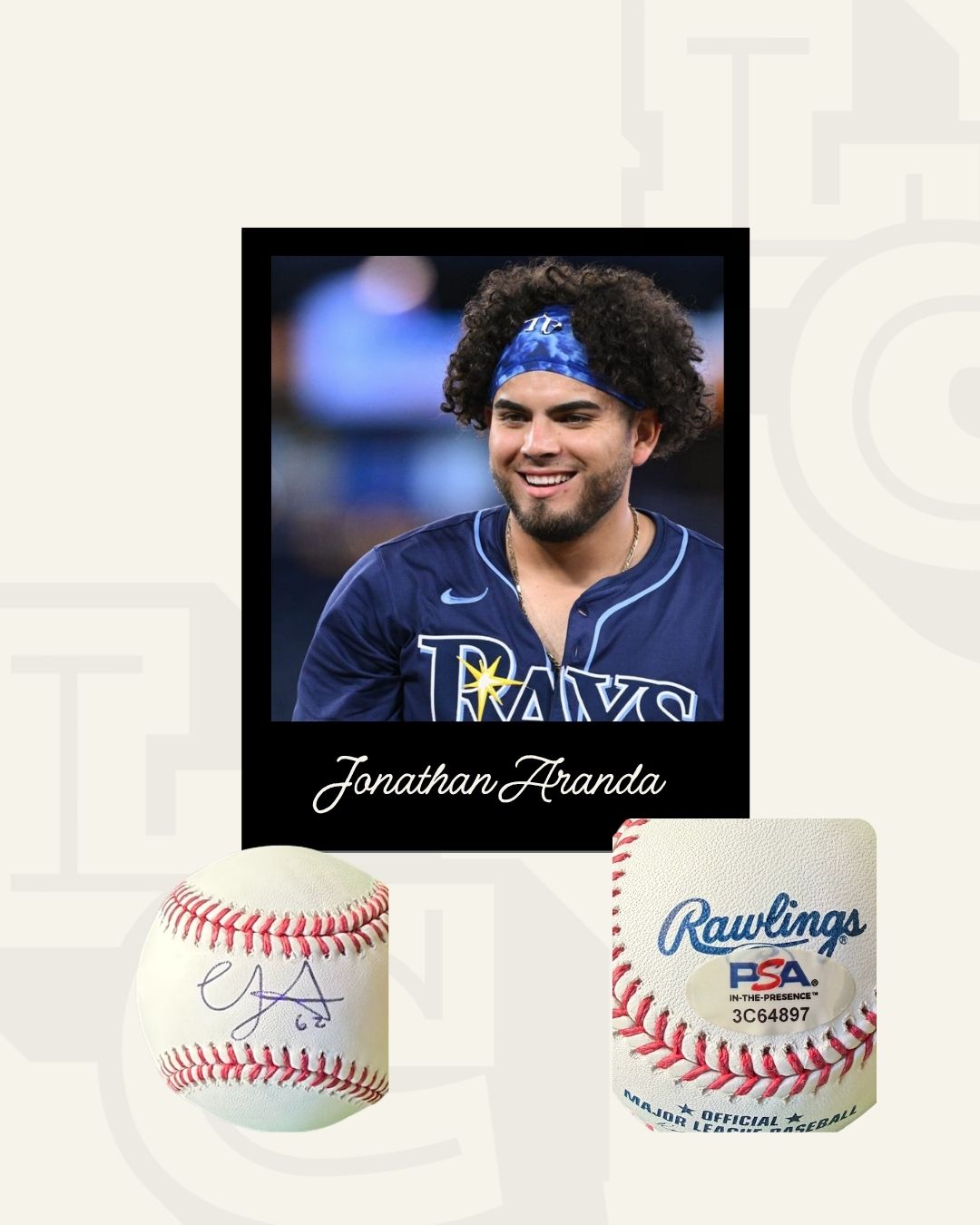 Pelota firmada Jonathan Aranda