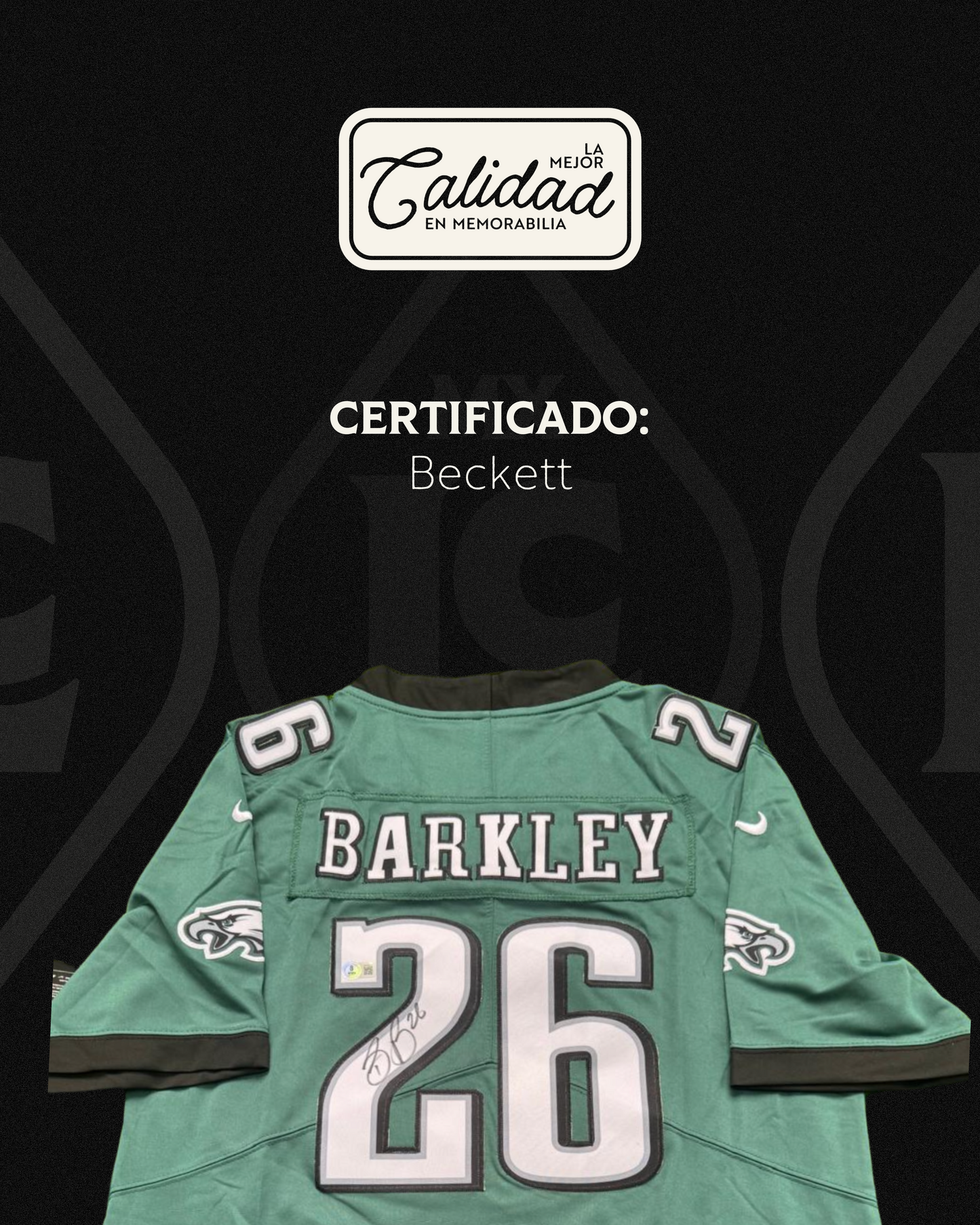 Jersey firmado Saquon Barkley Philadelphia Eagles
