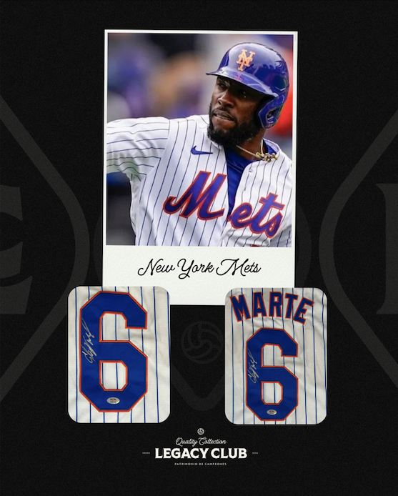 Jersey Autografiado Starling Marte NY Mets