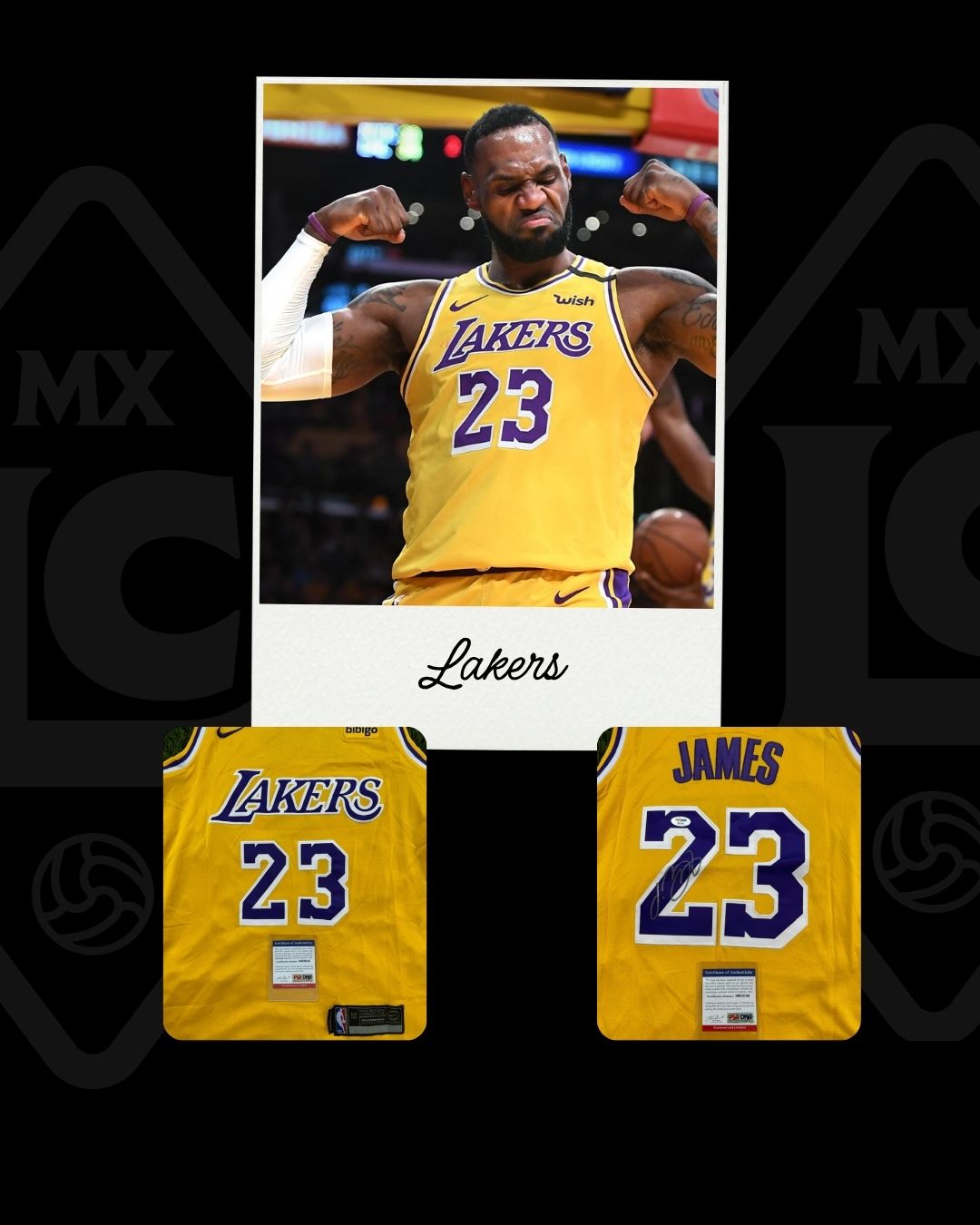 Jersey Firmado Lebron James Lakers Local