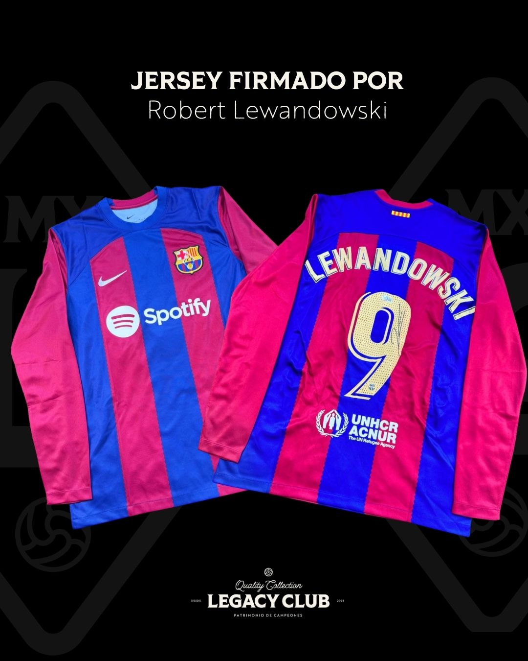 Jersey Firmado Robert Lewandowski Barcelona