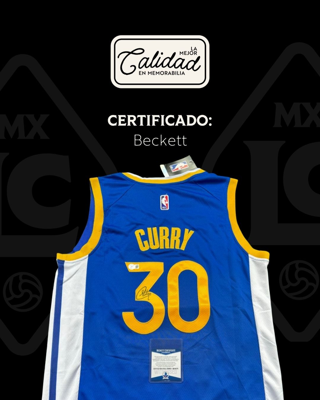 Jersey firmado Stephen Curry Golden State Warriors