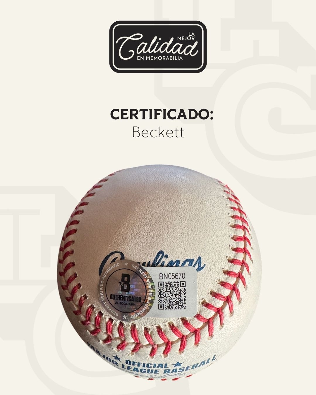 Pelota firmada Vladimir Guerrero