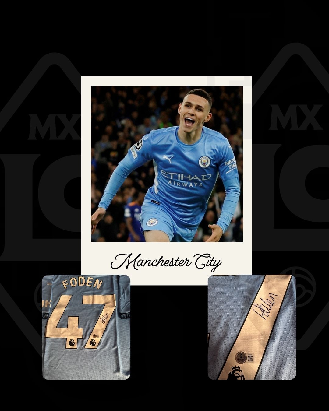 Jersey firmado Phil Foden Manchester City