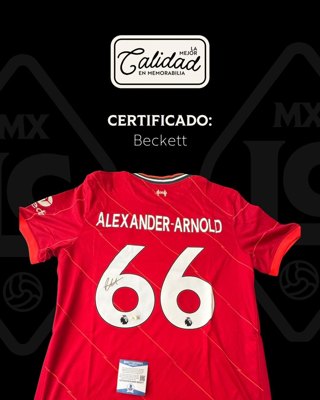 Jersey firmado Trent Alexander - Arnold Liverpool