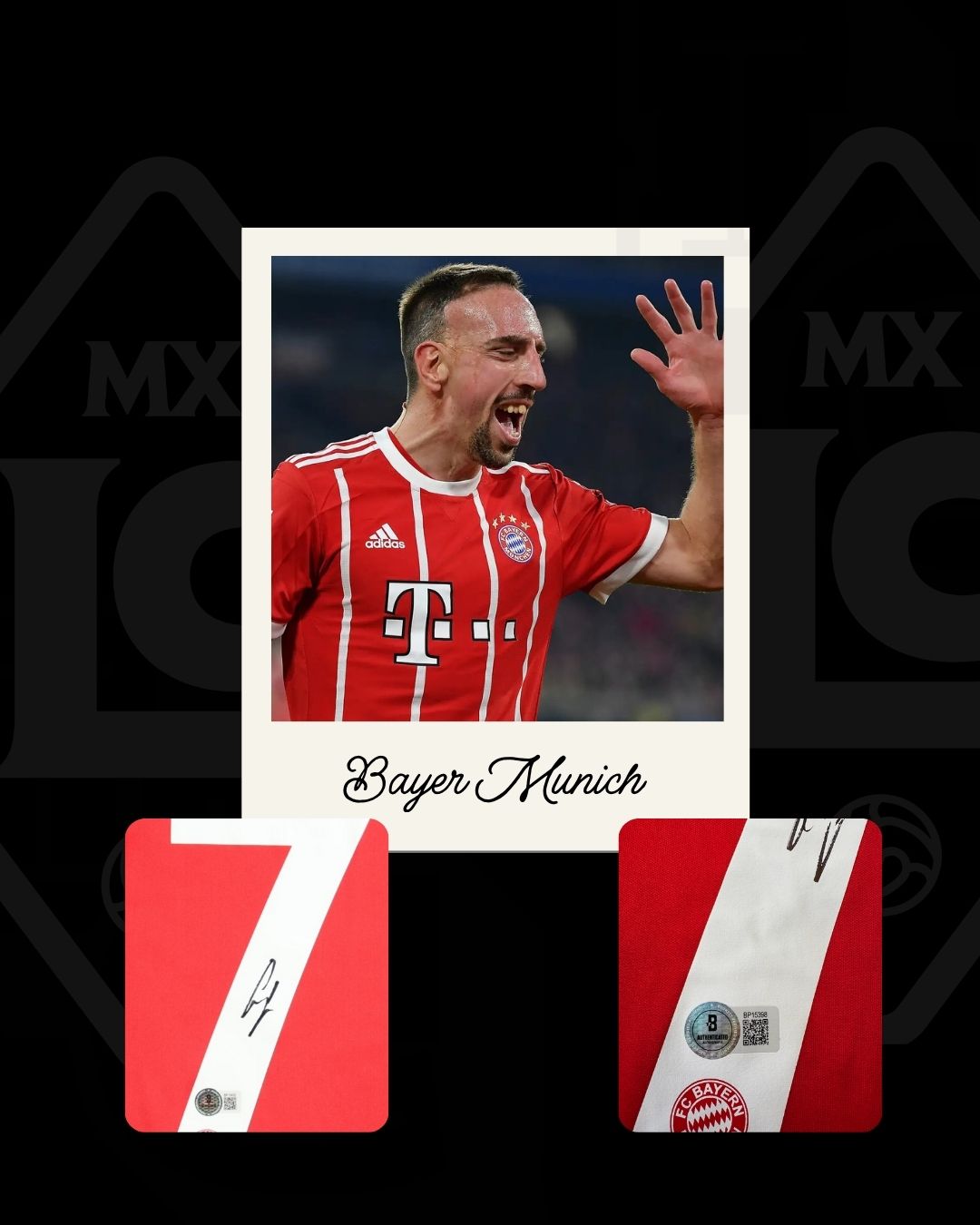 Jersey firmado Franck Ribery Bayer Munich