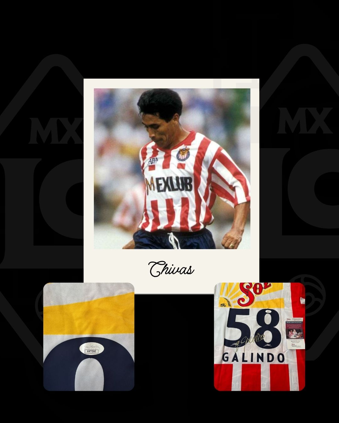 Jersey firmado Benjamin Galindo