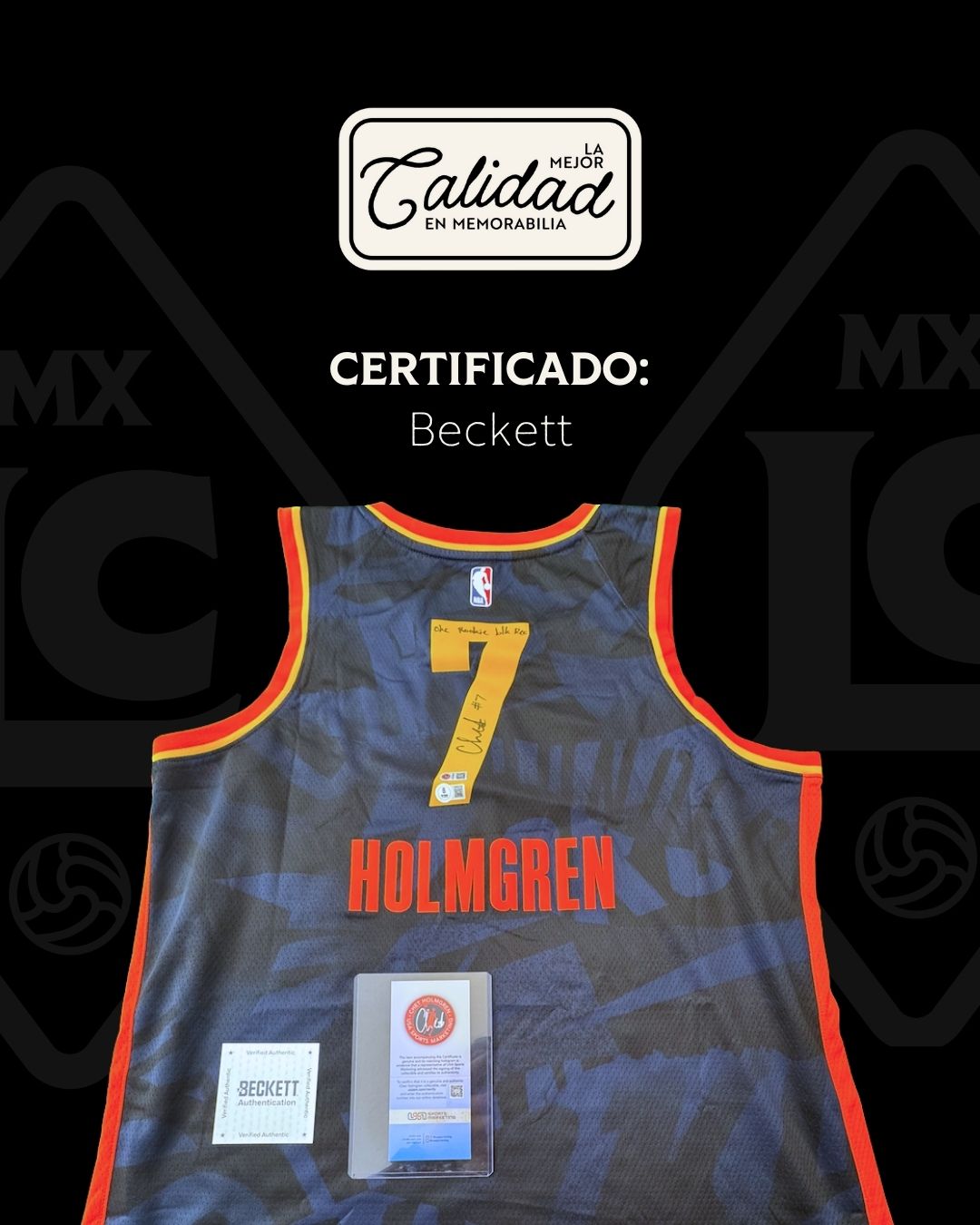 Jersey firmado Chet Holmgren OKC