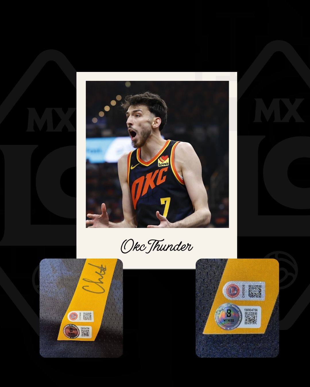 Jersey firmado Chet Holmgren OKC