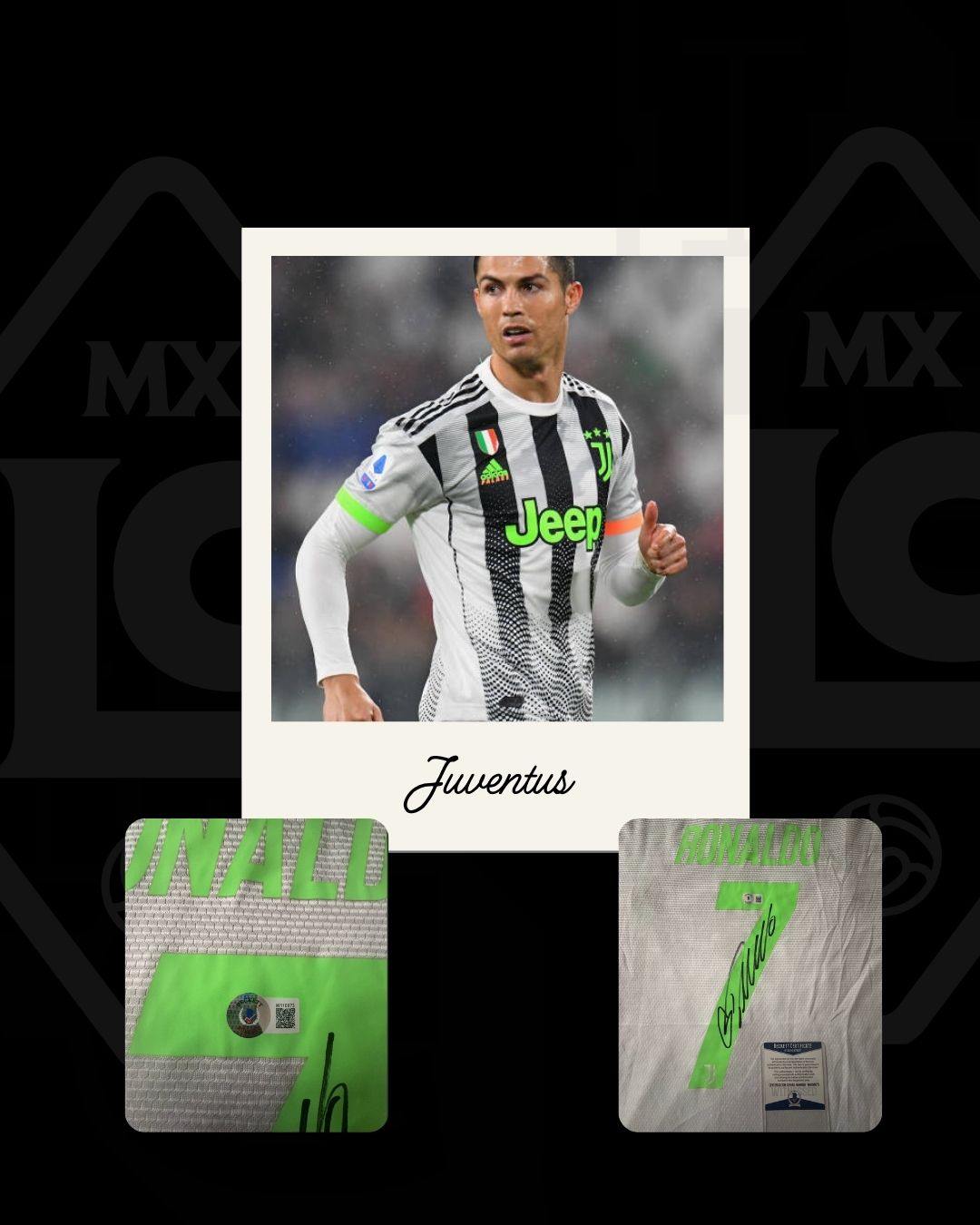 Jersey Firmado Cristiano Ronaldo Juventus 2019