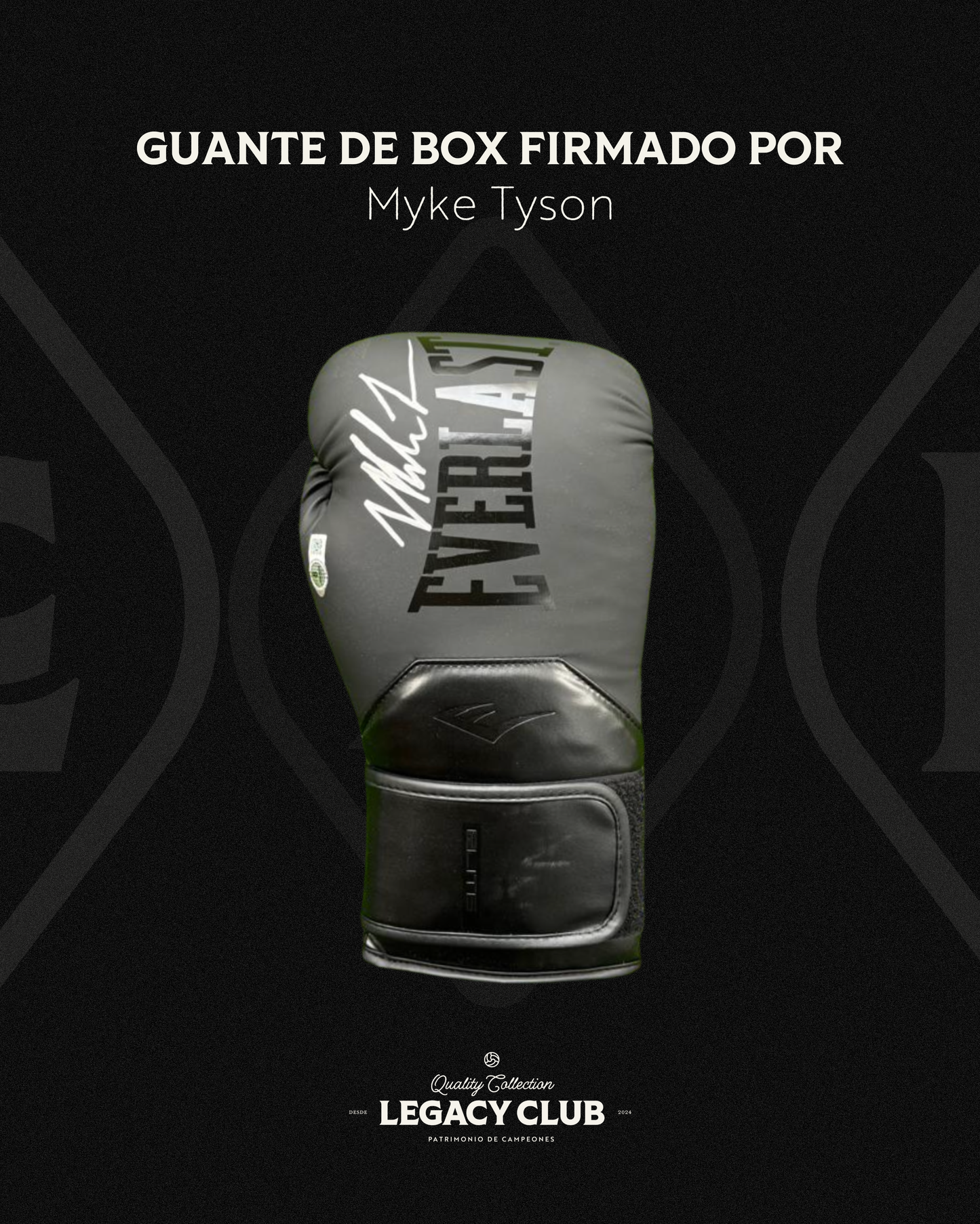 Guante Firmado Mike Tyson
