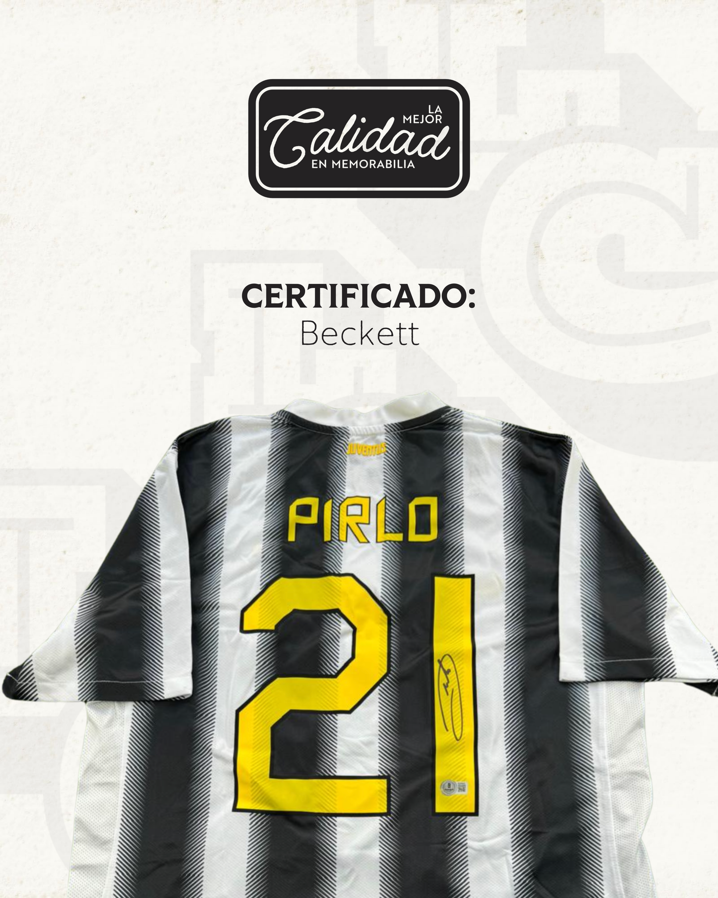 Jersey firmado Andrea Pirlo Juventus