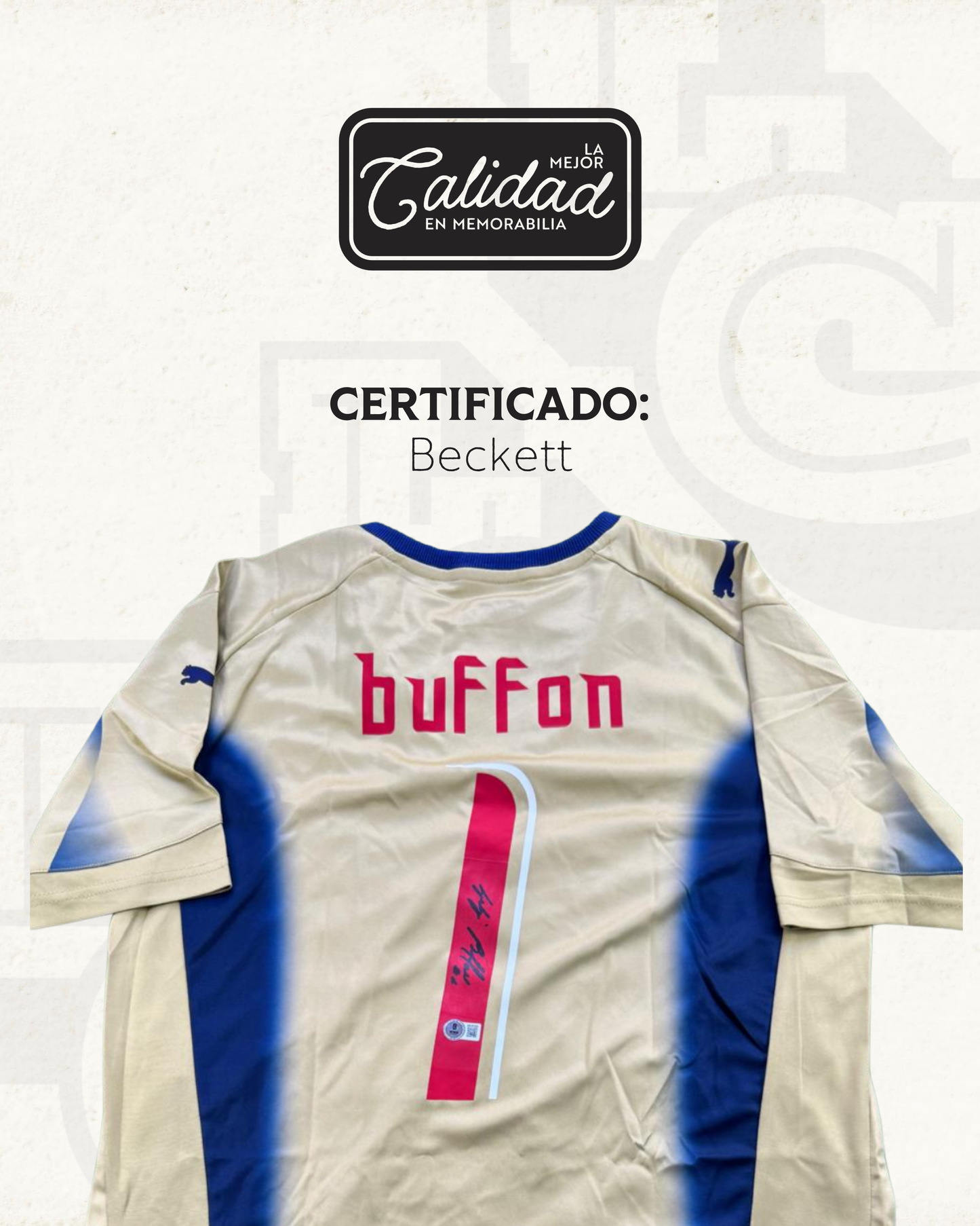 Jersey firmado Gianluigi Buffon Italia 2006
