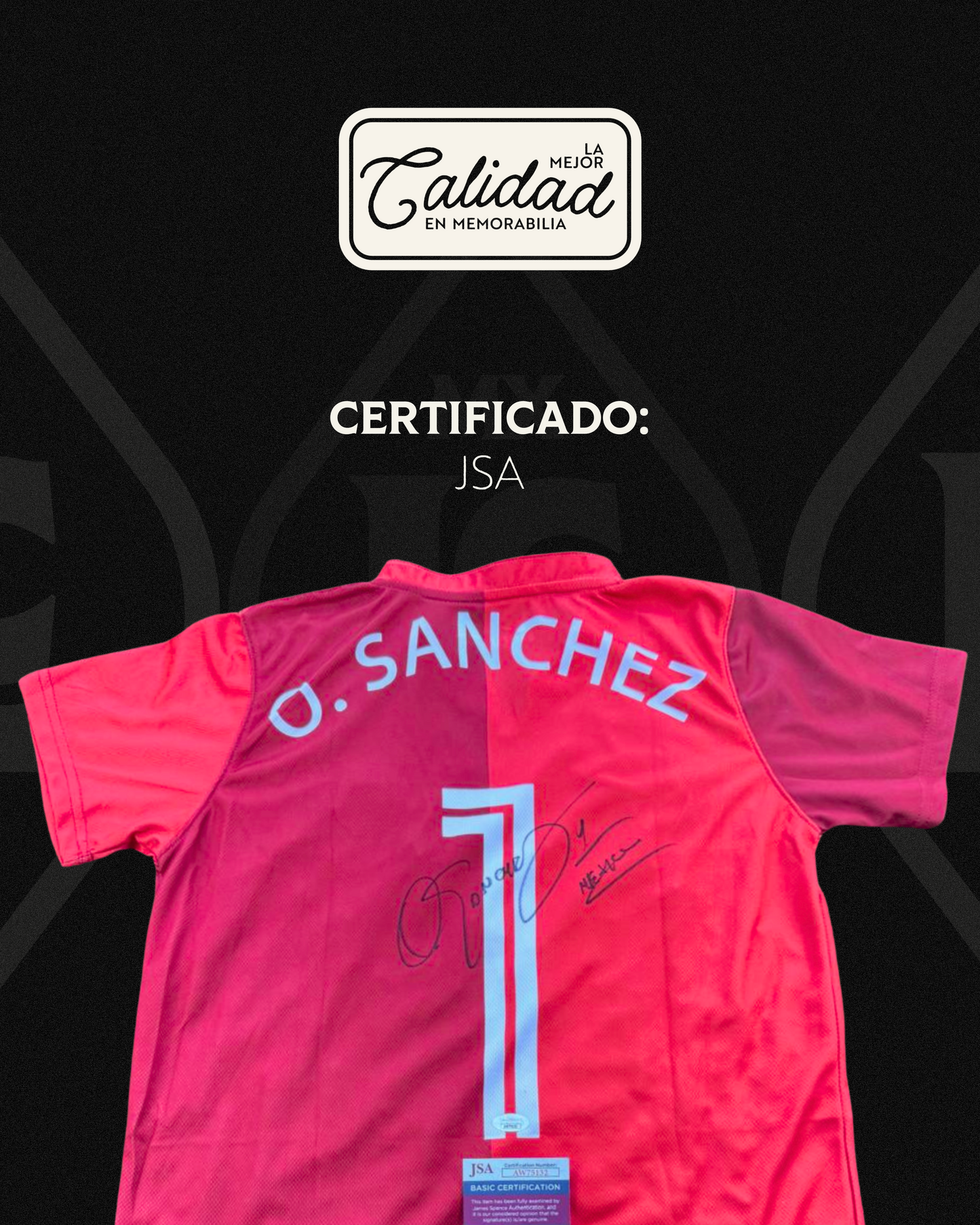 Jersey firmado Oswaldo Sánchez México