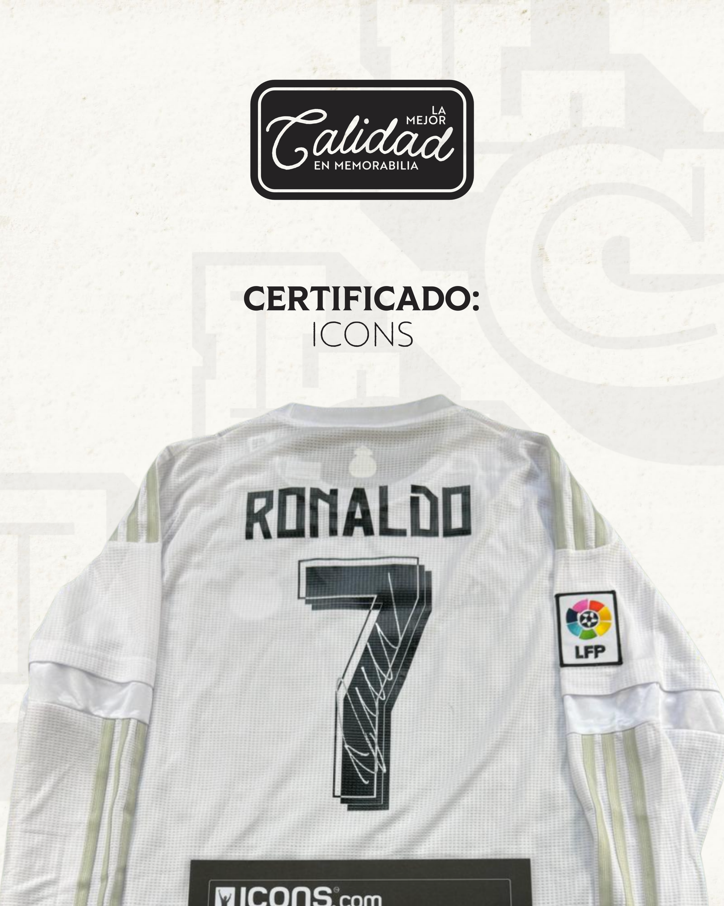 Jersey firmado Cristiano Ronaldo Real Madrid 2016