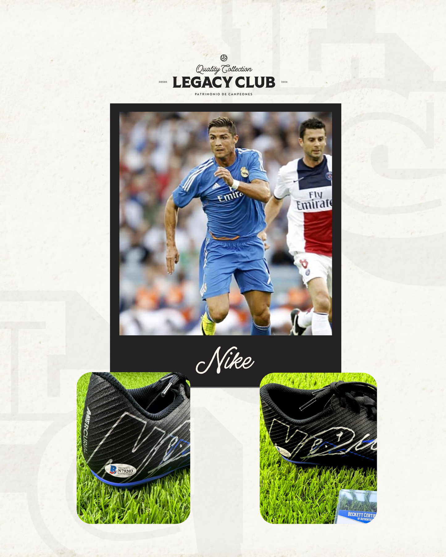 Zapato firmado Cristiano Ronaldo Nike