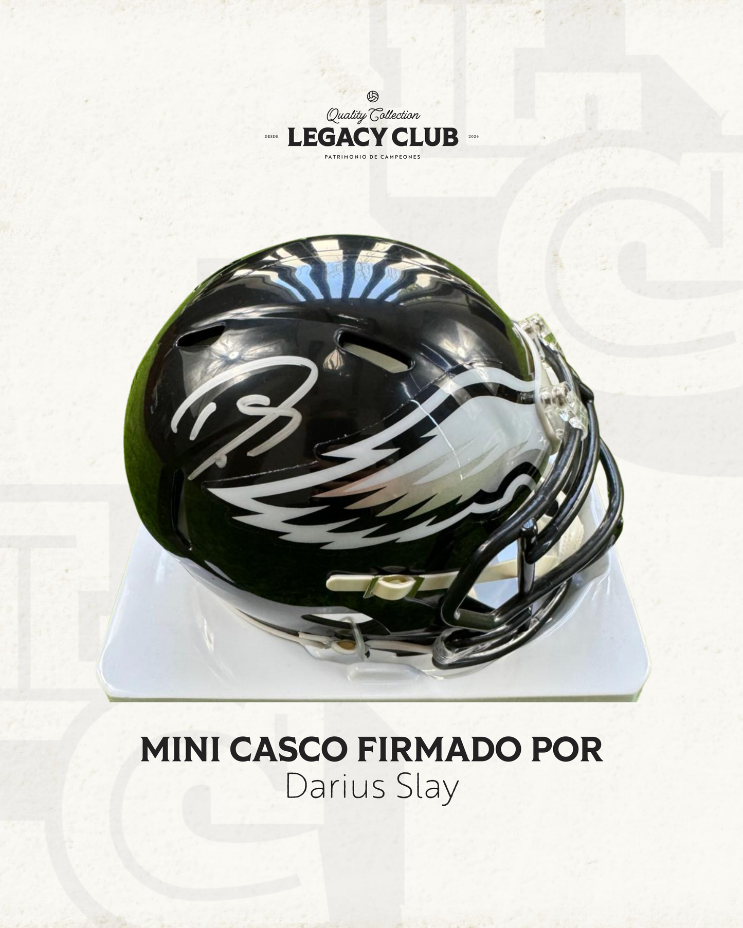 Mini Casco Darius Slay Philadelphia Eagles