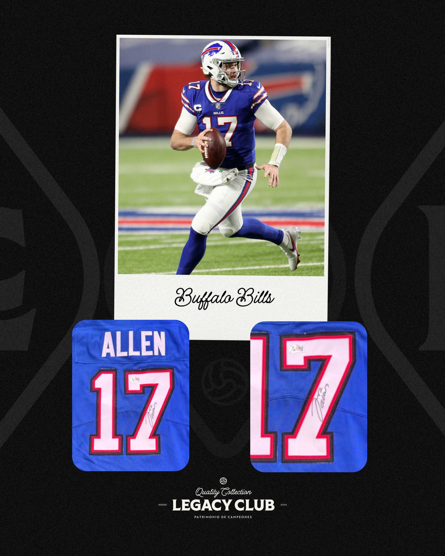 Jersey firmado Josh Allen Buffalo Bills