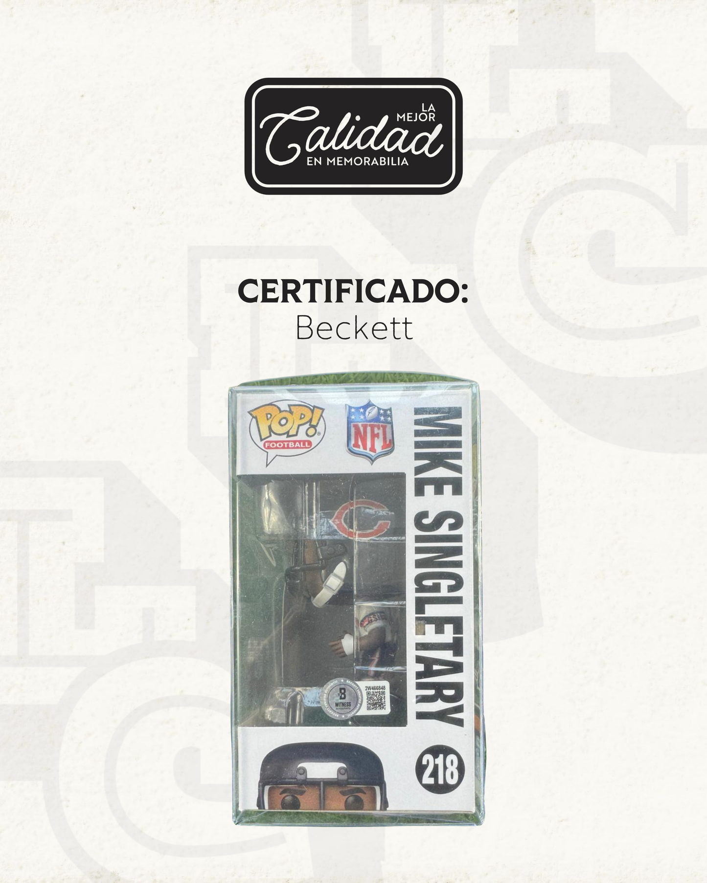 Funko Pop Mike Singletary Chicago Bears
