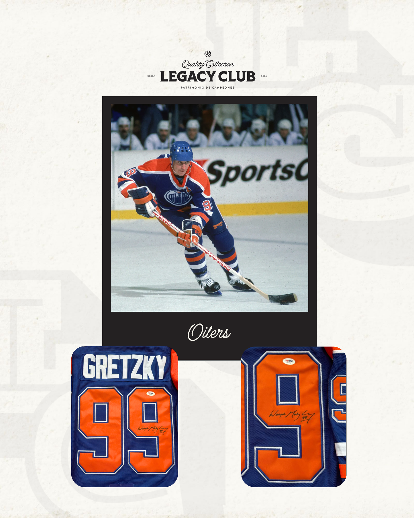 Jersey firmado Wayne Gretzky Oilers