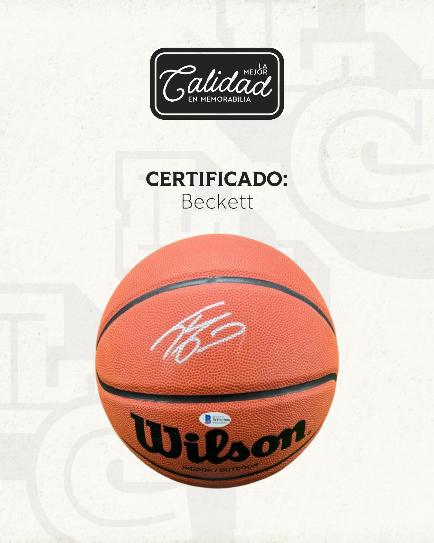Balón firmado Shaquille O'neal