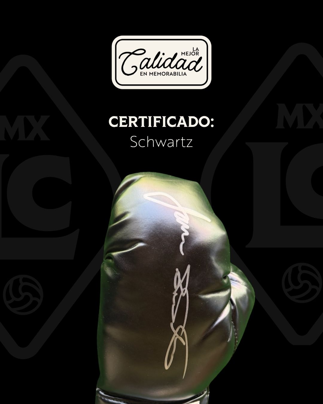 Guante firmado James Toney