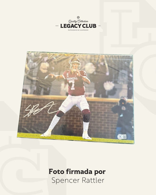 Foto firmada Spencer Rattler