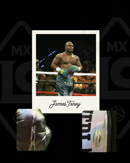 Guante firmado James Toney