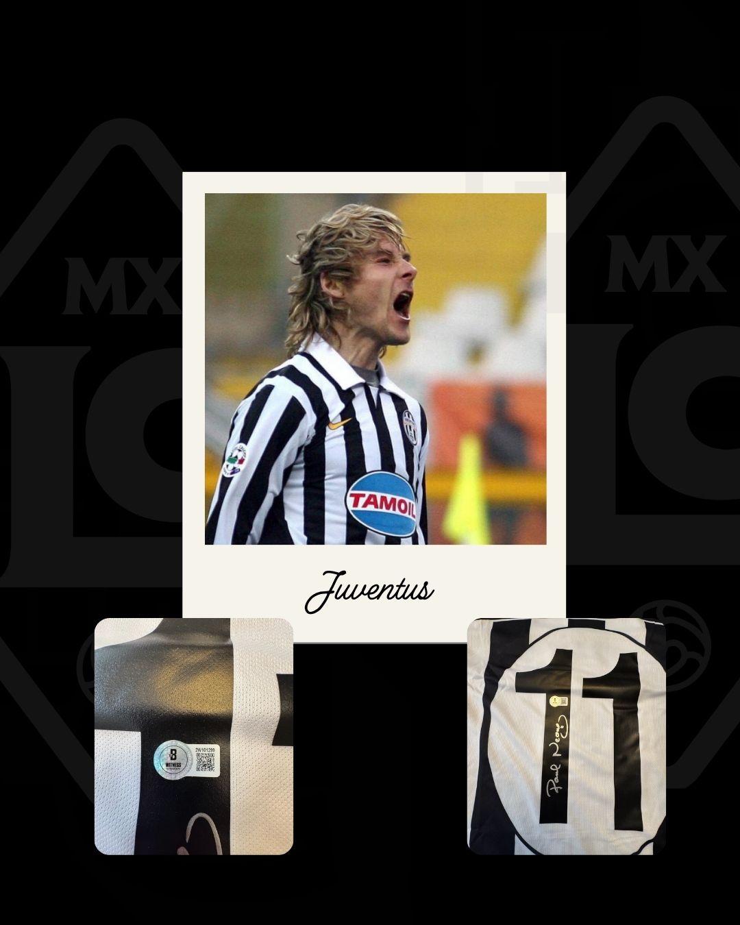 Jersey firmado  Pavel Nedved Juventus 2002 - 2003