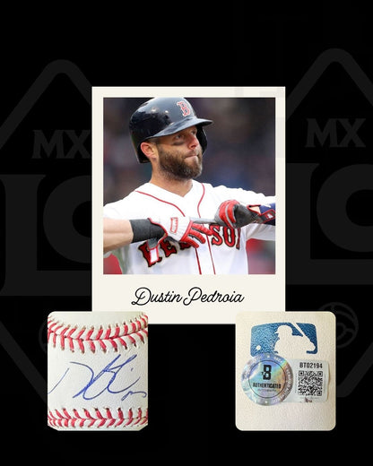 Pelota firmada Dustin Pedroia