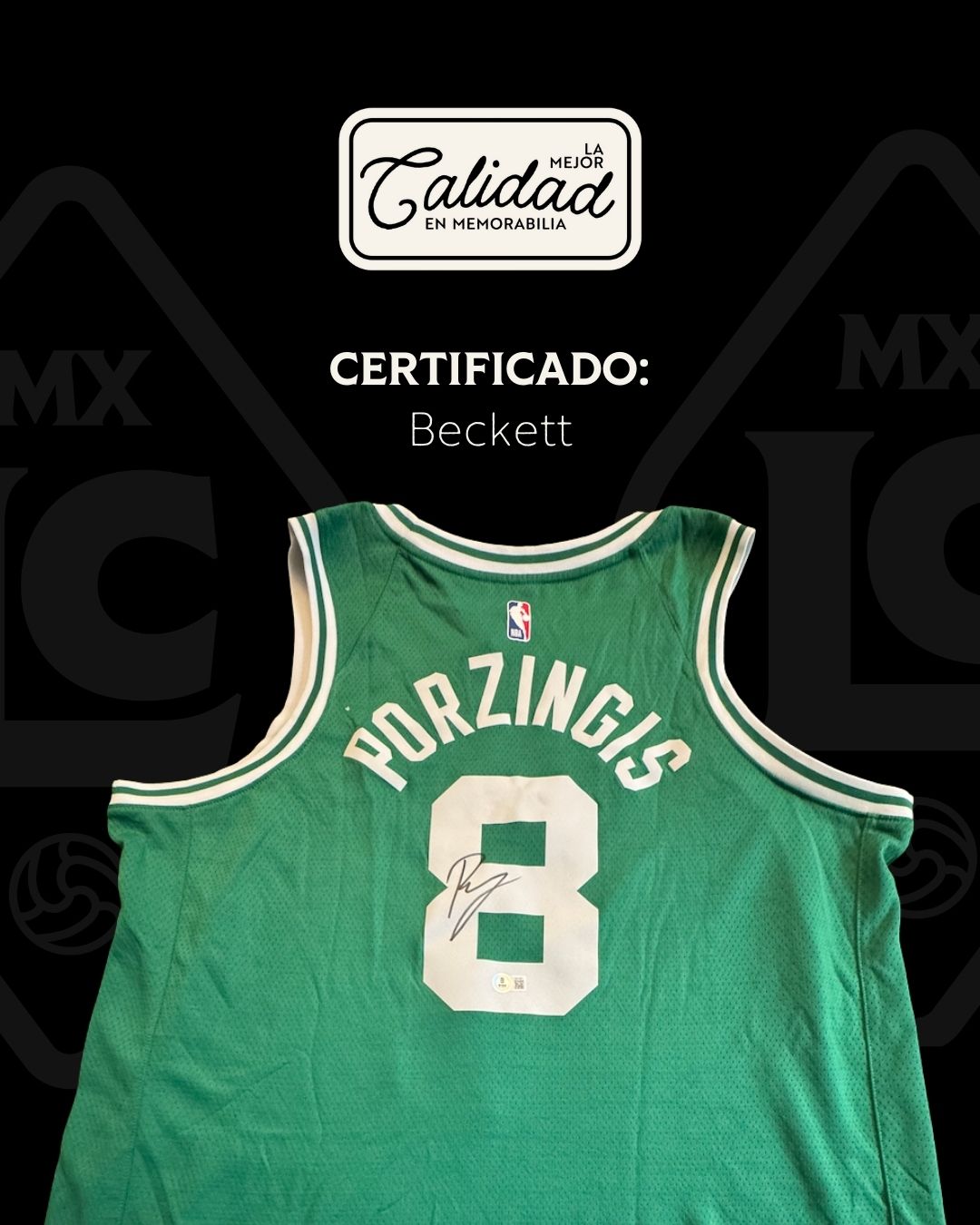 Jersey firmado Kristaps Porziņģis Boston Celtics