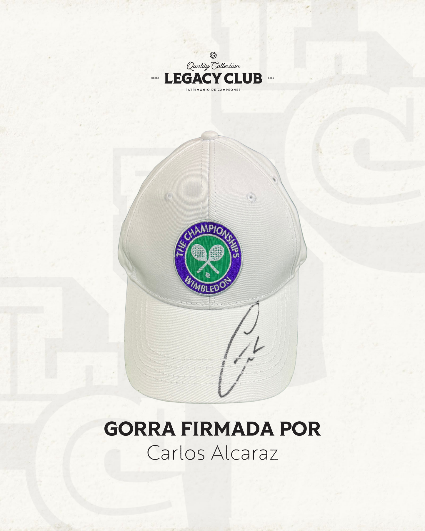 Gorra Carlos Alcaraz Wimbledon