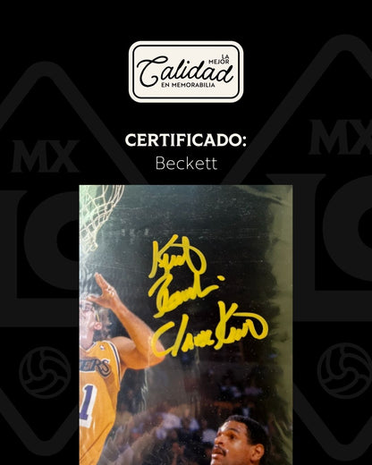 Foto firmada Kurt Rambis Lakers
