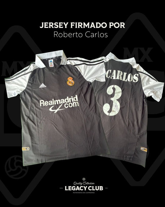 Roberto Carlos Real Madrid 2001 Visitante