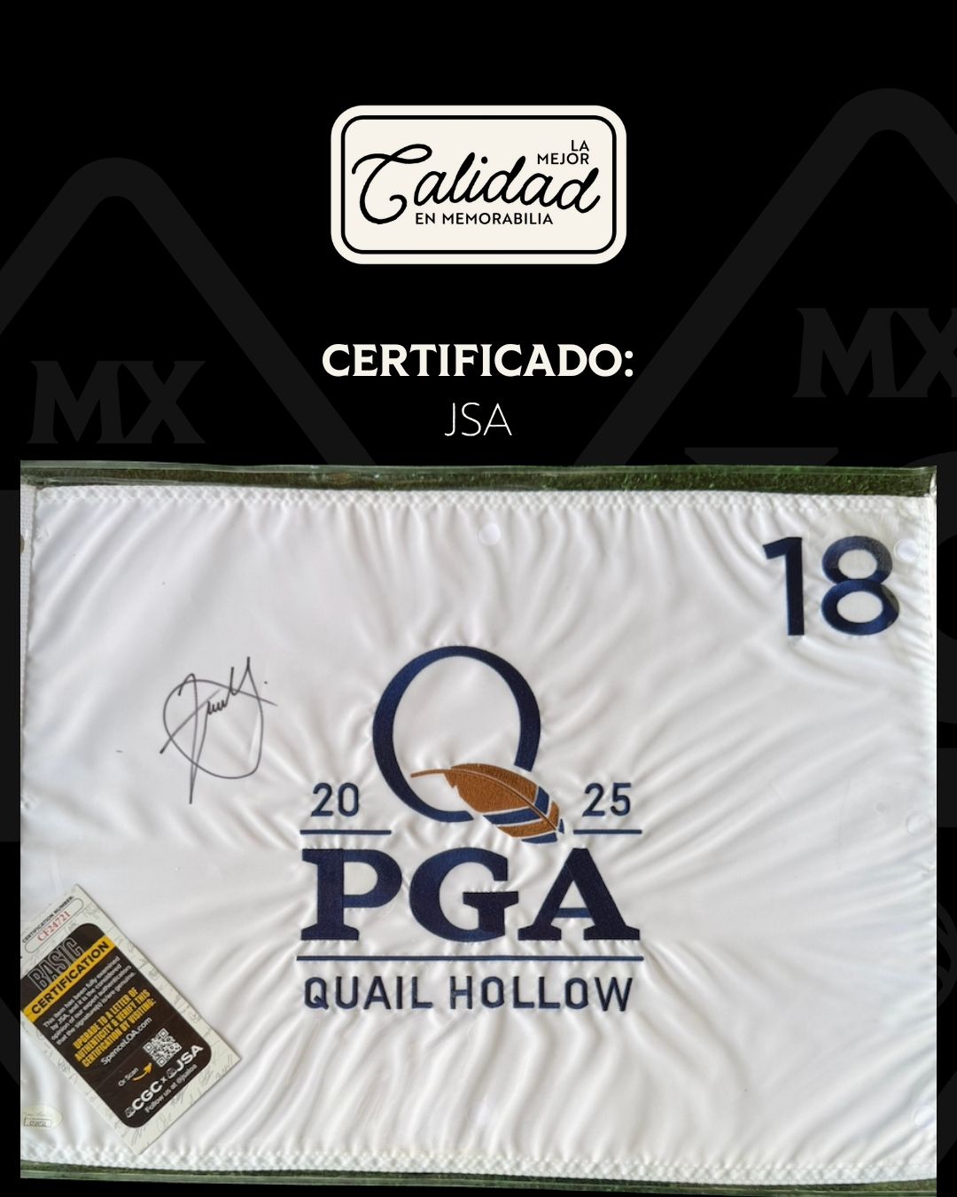 Bandera Xander Schauffele