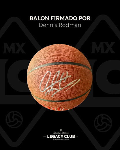 Balon firmado Dennis Rodman Chicago Bulls