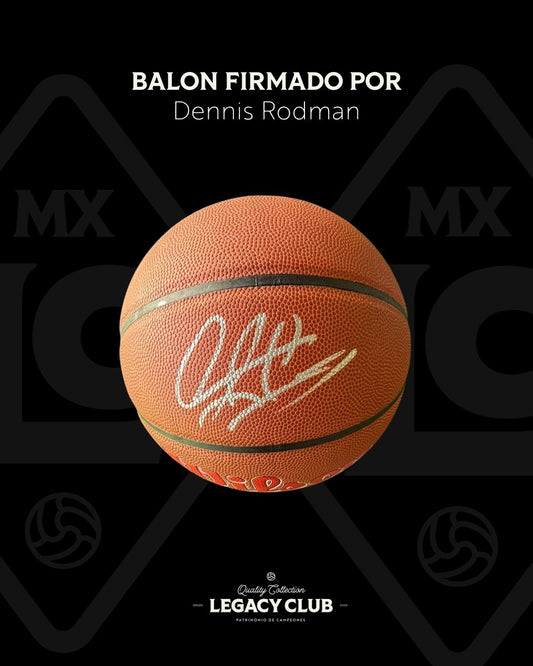 Balon firmado Dennis Rodman Chicago Bulls