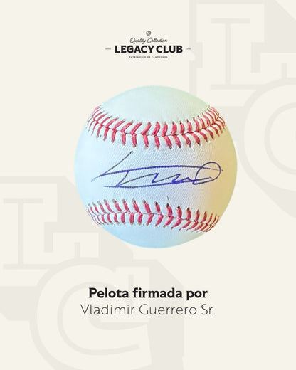 Pelota firmada Vladimir Guerrero Sr.