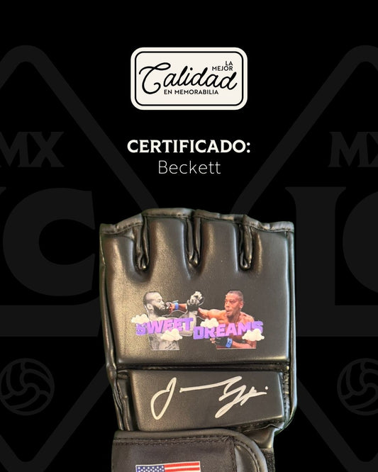 Guante firmado Jamahal Hill