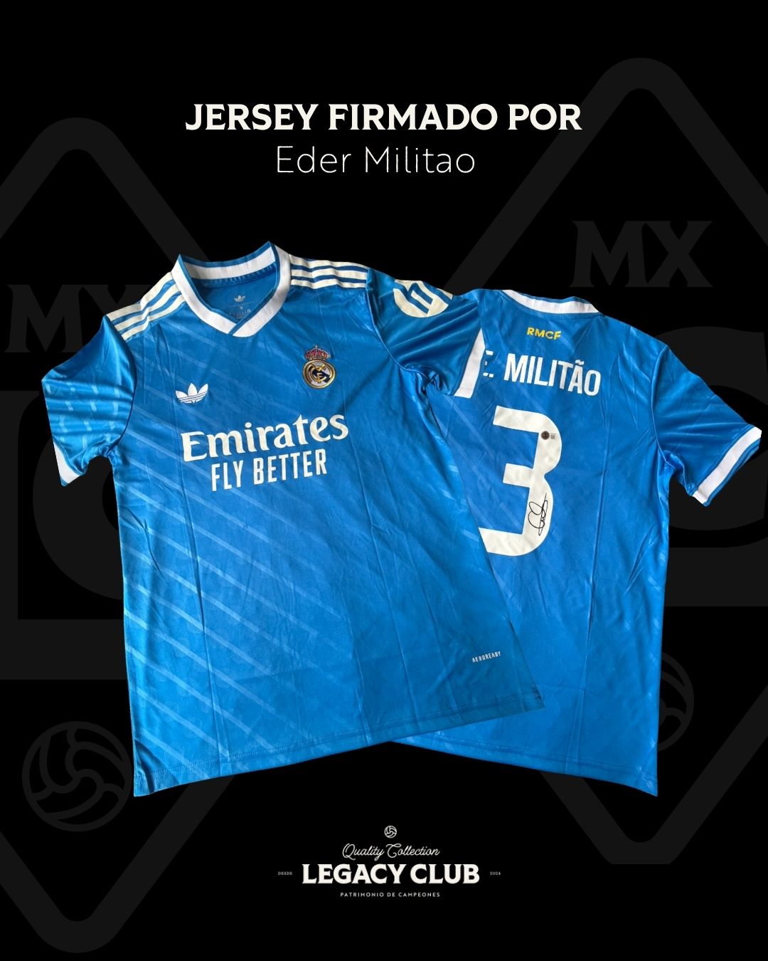 Eder Militao Real Madrid 2025 Azul