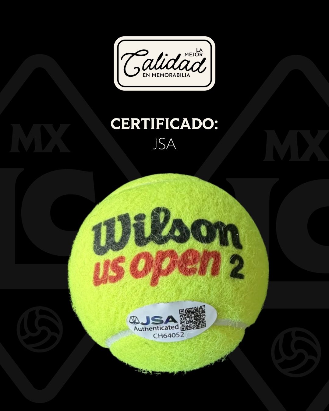 Pelota firmada Lorenzo Sonego