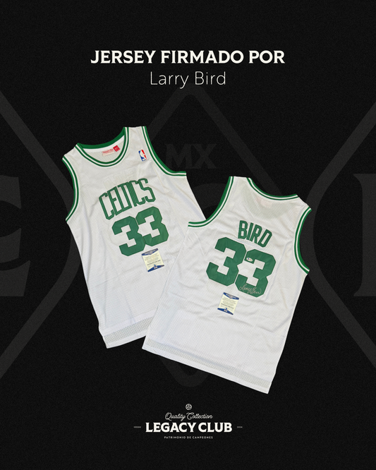Jersey Autografiado Larry Bird Celtics