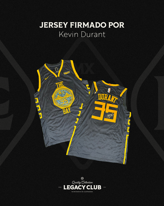 Jersey Autografiado Kevin Durant Golden State Warriors