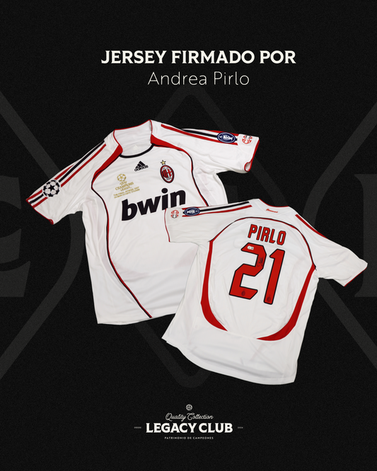 Camiseta Autogrfiada Andrea Pirlo Champions League